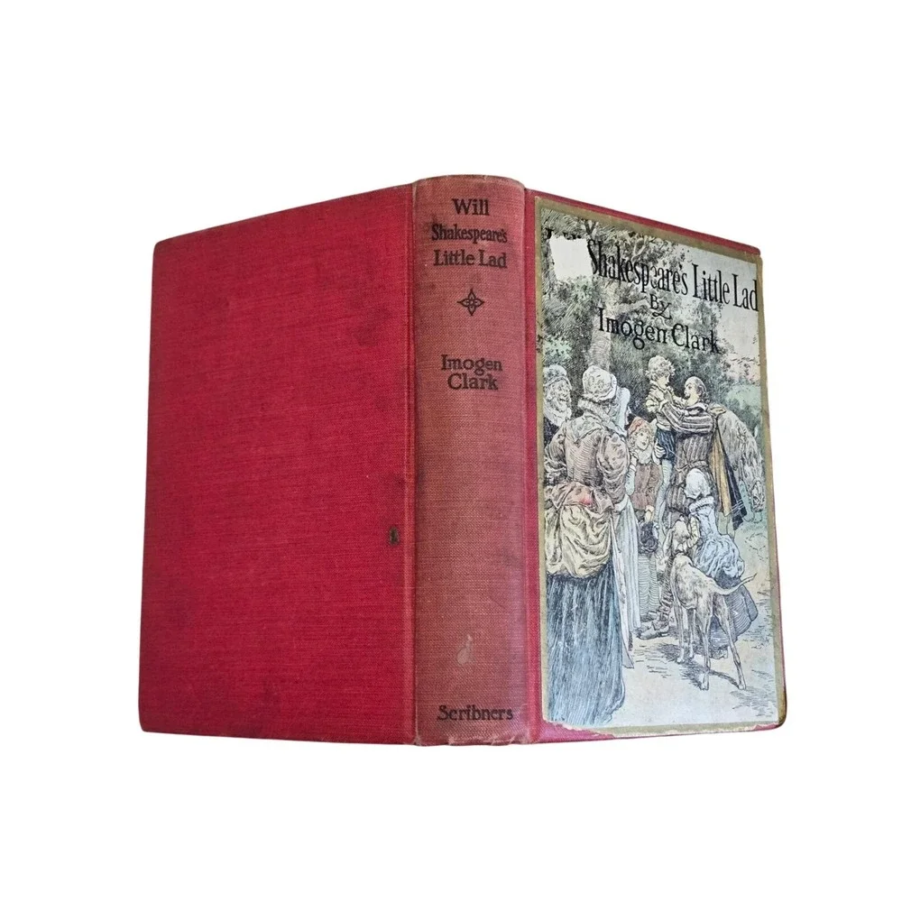 Vintage‎ Will Shakespeare's Little Lad, fiction hardcover 1916 Imogen Clark